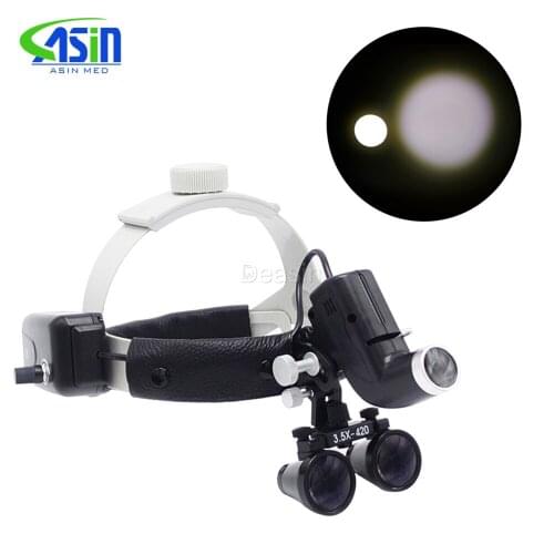 Black 2.5x /3.5X Dental Loupes Surgical for Ent Medica operation lamp doctors surgery Loupe Medical Magnifier Dental Loupes