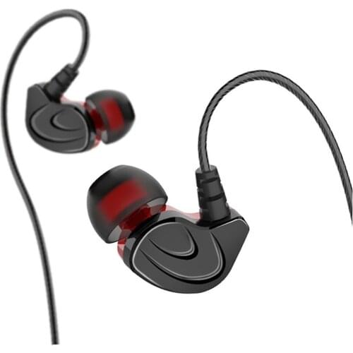 CHUYI Mobile Wired Headphones Original In Ear 3.5mm Bass Earphone Earbuds Sport Headset Headphone With Mic For Phone Laptop