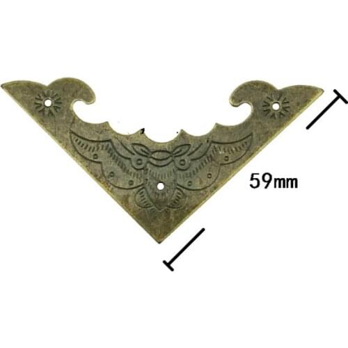 Decorative Wooden Case Corner Cover Furniture Antique Jewelry Wine Box Corner Protector Edge Guard Corner Brackets Right Angle