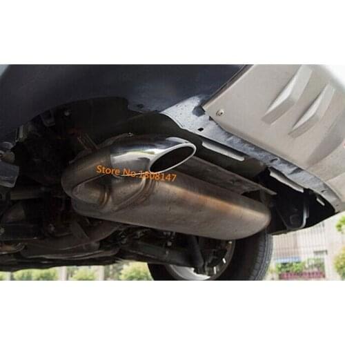 For Nissan X-trail xtrail T32/Rogue 2017 2018 2019 2020 car muffler end tail pipe dedicate stainless steel exhaust tip outlet