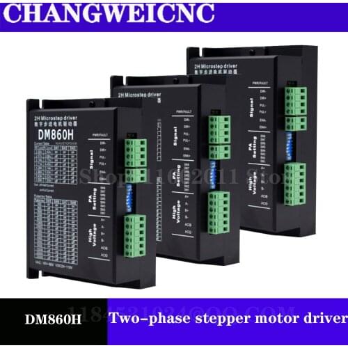 Stepper motor driver Dm860H Microstep Motor Two-phase DC motor speed controller for 57 86 stepper motor Nema 23 34