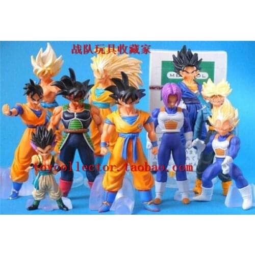 BANDAI Dragon Ball Z Action Figure HG Gacha No. 10 Son Goku Burdock Torankusu Rare Model Toy