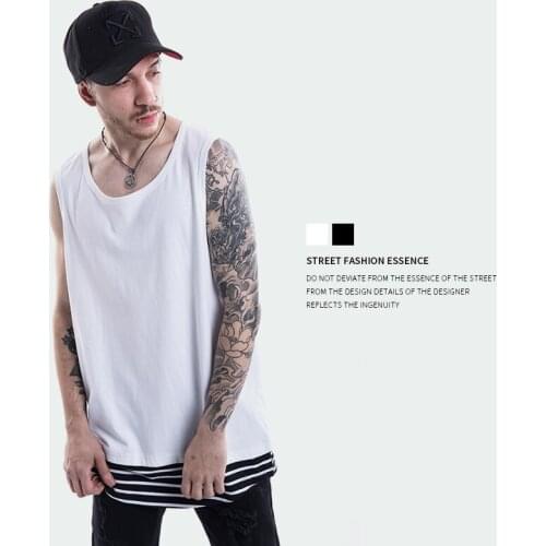 THE TXX summer fashion tank tops big size vest for man