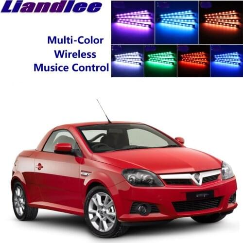 LiandLee Car Glow Interior Floor Decorative Atmosphere Seats Accent Ambient Neon light For Holden Tigra
