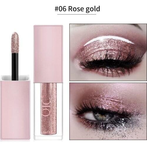 Eyes Makeup Glitter & Shimmer Liquid Diamond Pearly Shinning Cream for Eye Shadow Eyeliner Make up Eye Liner Glitters