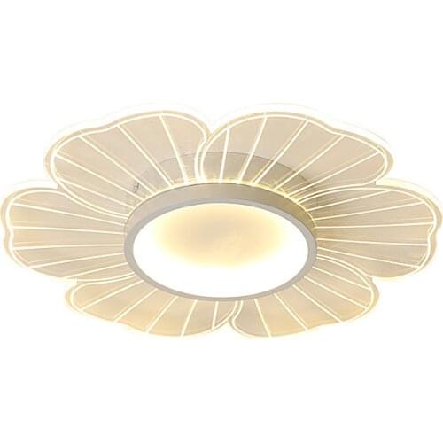 Nordic minimalist modern led ceiling lamps creative personality household petal room light bedroom lamp childrens room lighting