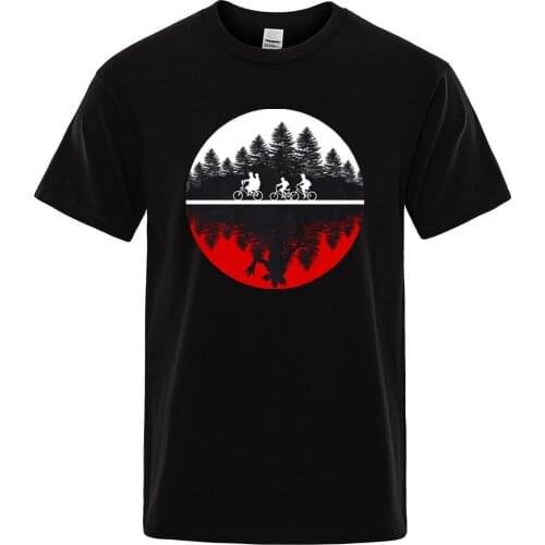 Fashion 2019 Summer Breathable Mens T Shirts High Quality Cotton T-Shirts Male TShirt Stranger Things Hip Hop Tops Men Tee shirt