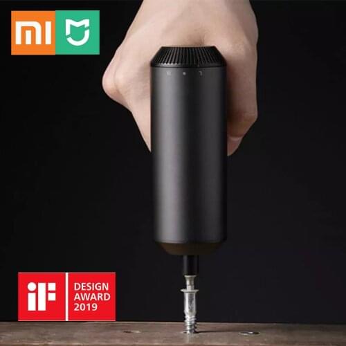 Original Xiaomi MIJIA Electric Screwdriver With 12Pcs S2 Screw Bits 3.6V 2000mah Cordless Rechargeable In stock