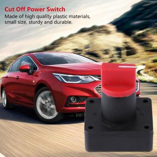 Car Truck Boat Battery Isolator Disconnect Cut Off Power Kill Switch Battery Disconnect Switch 6MM 300A