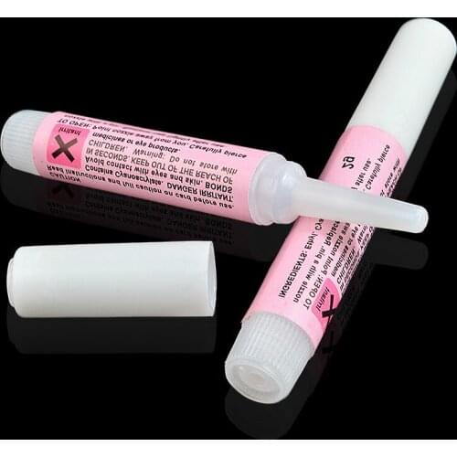 Professional 2g Acrylic Nail Art Glue 2000pcs False nail Glue Manicure Fake nail adhesive glue bonder 2g nail glue free shipping