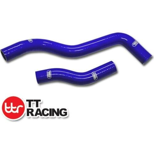 SA1407BL - Mitsubishi Lancer Evo 1 2 3 4G63 CD9A CE9A Silicone Radiator Hose Kit Blue