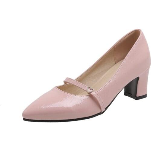 Big Size Pointed thin belt platform shoes ladies high heels women shoes woman pumps