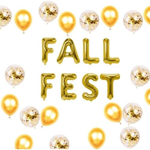 Fall Fest Balloons for Baby Shower decorations ,Woodland Party Supplies, Boys/Girls birthday decorations