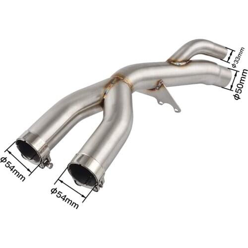 Stainless Steel Mid Link Pipe Exhaust for BMW S1000RR 2017 2018 S1000 RR S 1000 RR Middle Pipe Muffler Motorcycle Accessories