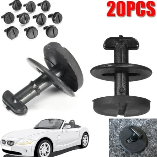 20Pcs/Set Car Floor Mat Carpet Clips Fastener Mudflap Splash Guard Rivet Push Retainer Replacements For BMW E32 E36 E38 E39 E46