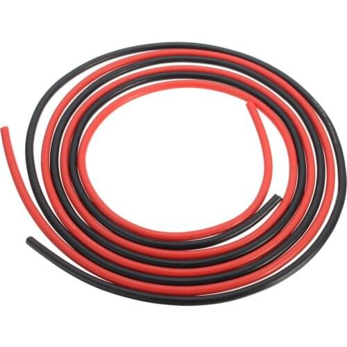 Zyhobby 14AWG 3.3Feet (1m) Flexible Silicone Wire Stranded Copper Cables
