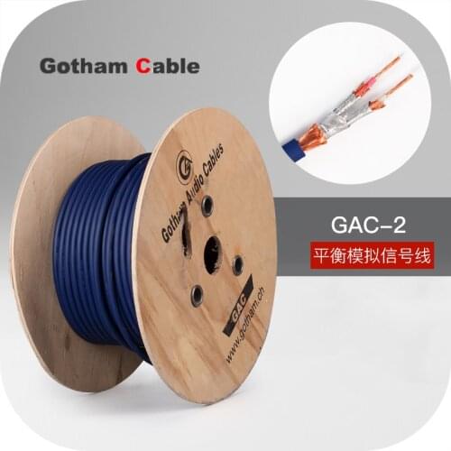 1 meter/1.5 meter Swiss Gotham 10561 balanced analog scatter GAC-2 XLR ultra pro audio signal cable