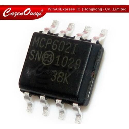 10pcs/lot MCP602T-E/SN MCP602-I/SN MCP602TE/SN MCP602 SOP-8 In Stock