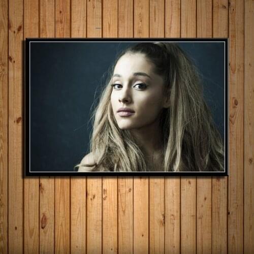 Ariana Grande Music Star Singer Beauty Canvas Poster Prints Photo Portrait Pictures Bar Cafe Wall Art Home Decor Mural