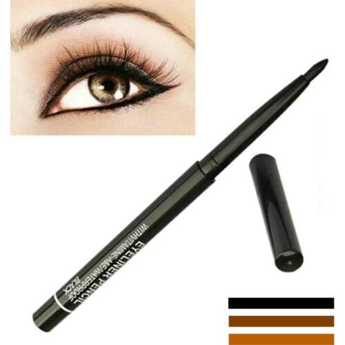 MKNK Automatic Rotating Waterproof Eyeliner Eyebrow Pencil Eye Shadow Pencil Makeup Pencil Eyeliner Pencil 3 Colors