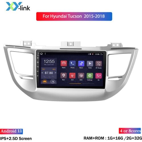 Android CAR radio gps Navigation system For Hyundai tucson 2015 - 2018 auto mp3 multimedia Player audio accessories no 2 din dvd