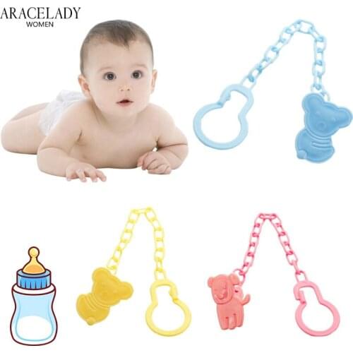 Nipple Holder Handmade Pacifier Clips Holder Chain Silicone Pacifier Chains Five Star Baby Teether Teething Chain Attache Tetine