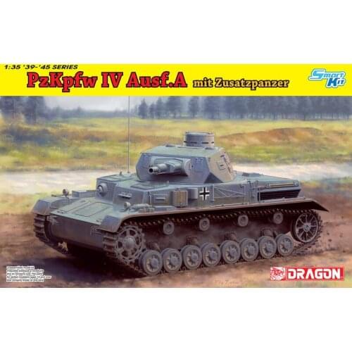 DRAGON 6816 1/35 Pz.Kpfw.IV Ausf.A Up-Armored Version model kit