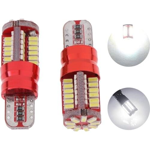 Two T10 57smd Flash Lights Flash 3014 Led Can Bus Error Free Parking Lights Wedge Tail Car Decoding Lights