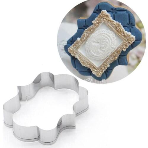New stainless steel metal mirror frame embossing mold for DIY handmade jewelry making tools
