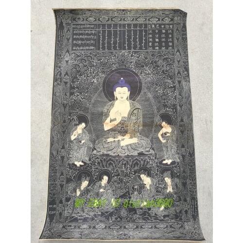 Nepal Tibetan thangka paintings Old thangka collection T02