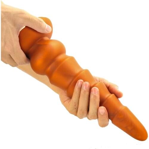 Huge Silicone Anal Beads Dildo Butt Plug Soft Vagina Anus Expander Prostate Massager Anal Sex Toys For Men Women Masturbator