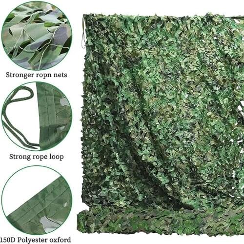 Hunting Military Camouflage Nets Woodland Camo Netting Outdoor Camping Sun Shelter Garden Car Cover Tent Shade Summer Decoration