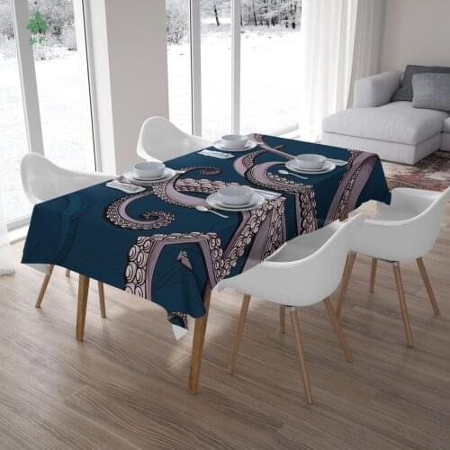 Octopus Tablecloth Home Decor