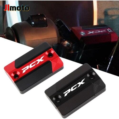 With Logo PCX For HONDA PCX125 PCX150 PCX 125 150 High Quality Motorcycle CNC Accessories Front Brake Fluid Reservoir Cap Cover
