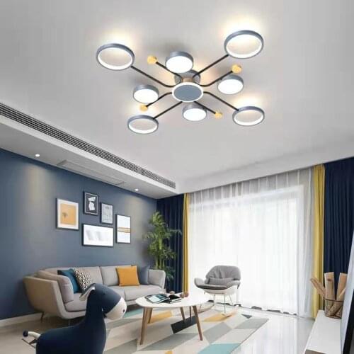 Modern new living room LED chandelier bedroom lighting childrens room chandeliers factory direct sales