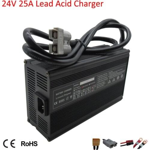 900W 24V 20A lead-acid charger 24 V 25A lead acid Battery Charger For 24V 100AH 200AH scooter motorcycle folklift Battery pack