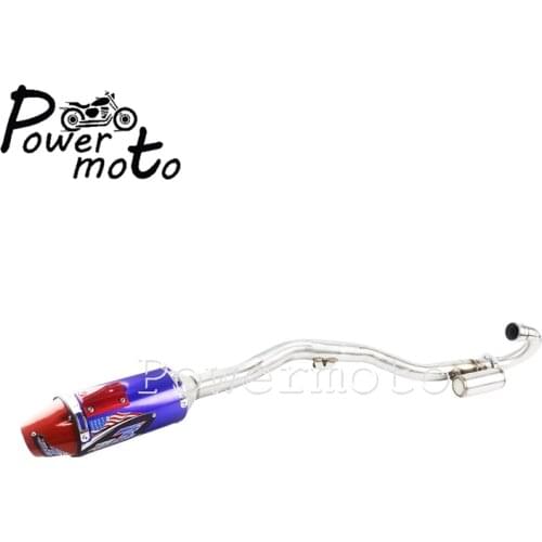 1 Set Motocross MX Enduro Complete Exhaust Muffler Pipe For Honda CRF150F 230F 2003-2016 CRF Tail Pipe Silencer