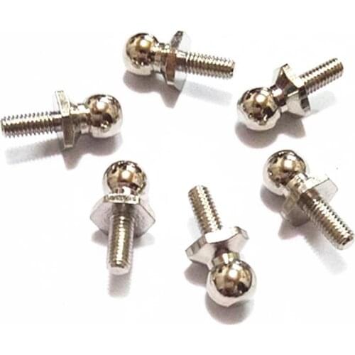 10pcs 1/10 RC Car HSP Original Parts Ball Head Screw 02038 HImoto Redcat Racing,For a variety of HSP models