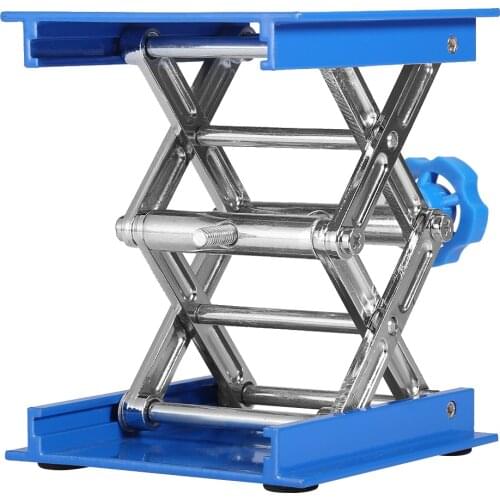 100*100mm Aluminium Oxide Lab-Lift Lifting Platforms Stand Woodworking Engraving Lab Rack