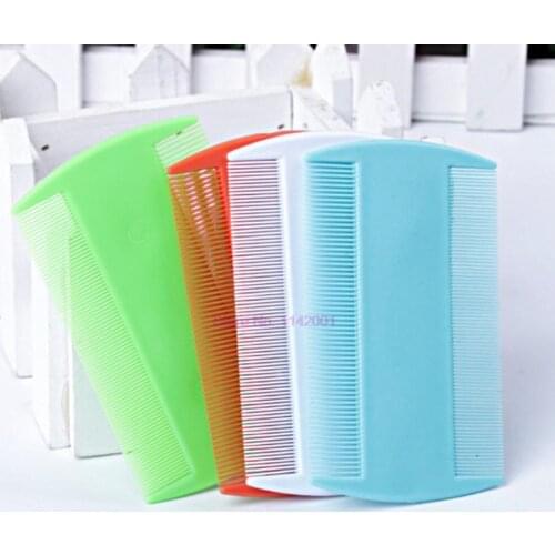 1000pcs Double Sided Tooth Head Lice Hair Combs for Kids Pet Dog Cat Flea Plastic Hair Combs Brush Pet Hair Cleaning Supplies