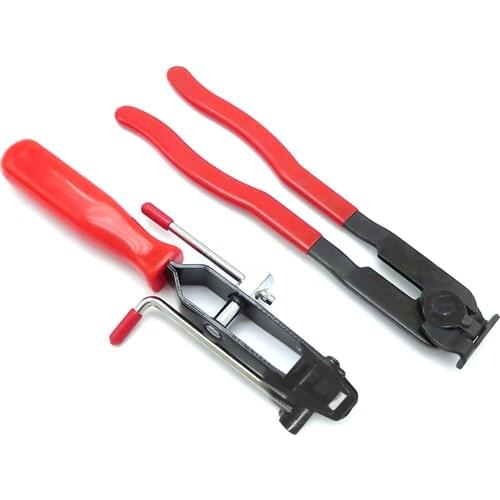 2PCS CV Boot Clamp Pliers Set Suitable For Ear-Type Hose Clips Found On Fuel, Cooling System And Vacuum Hoses
