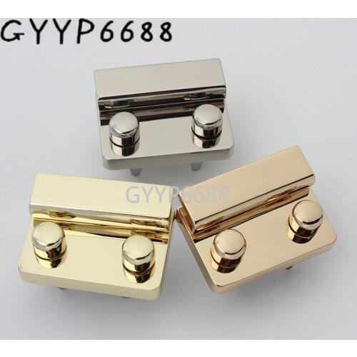 10sets Hight quality Pushed Snap Lock 44*33mm press lock for replacement your bag,Lock for repair your suitcase bags hardware