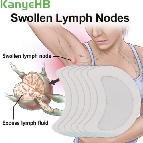 6pcs/3bags Herbal Lymph Care Detox Patch Neck Anti-Swelling Sticker Lymph Cream Neck Nodule Groin Special Dredge Breast Patch