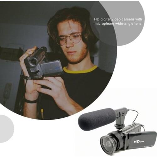 D100 High-definition Digital Camera Durable Digital Video Camera With Microphone Wide-angle Lens For Home Use