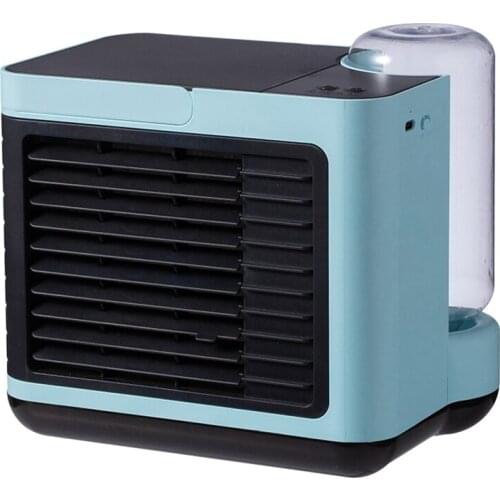 HOT-Mini Water Cooling Negative Ion Air Conditioning Fan Desktop Air Cooler Multiple Purification Filtration