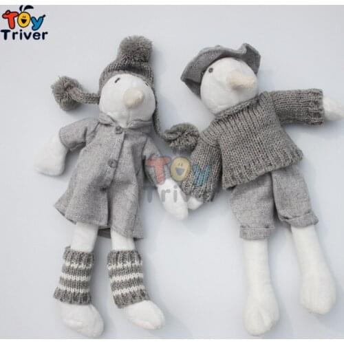 32cm Kawaii Penguin Handmade Knitted Plush Toys Stuffed Animals Doll Baby Kids Children Friend Boys Girls Cute Birthday Gifts