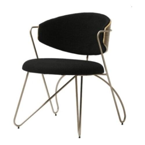 Dining chair, milk tea, dessert shop, modern simple makeup, armchair, discussion of leisure table and chair combination