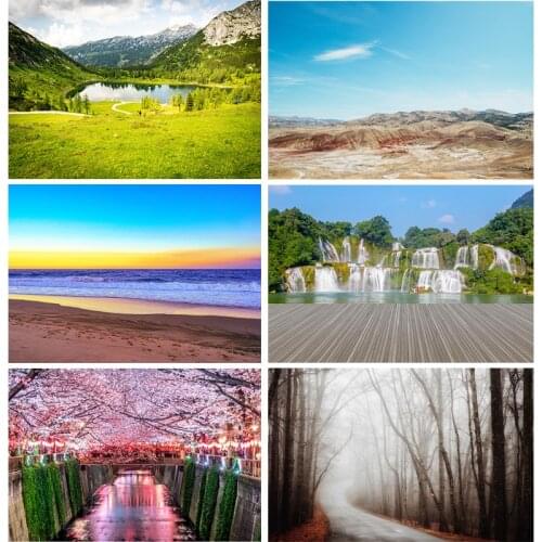 Natural Scenery Photography Background Spring Landscape Travel Photo Backdrops Studio Props 2021115CA-08