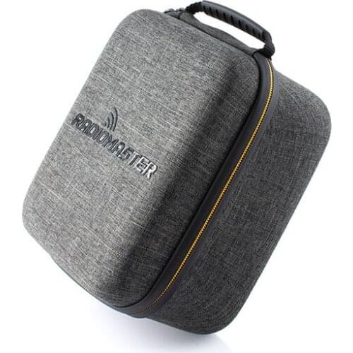 RadioMaster TX12 Radio Transmitter EVA Hard Zipper Handbag Carry Case 215X185X120mm for FPV Racing Freestyle Outdoor Flying