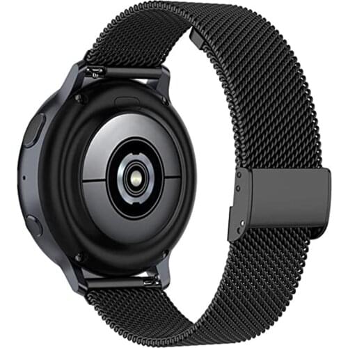 Mesh Loop Band for Samsung Galaxy Watch 3 Strap 45mm 41mm Stainless Steel Milanese Bracelet Galaxy Watch 46mm 22mm 20mm Bands